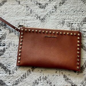 Michael Kors Studded Clutch